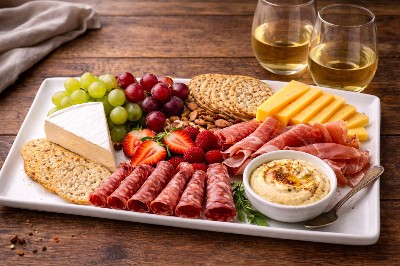 Wine And Cheeseboard Evening